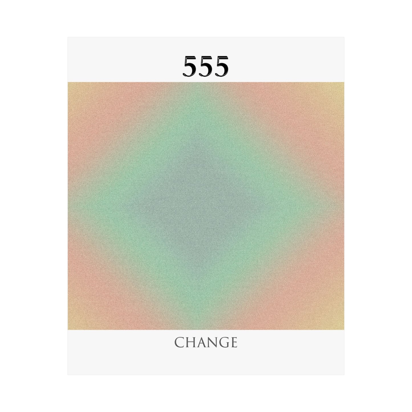555- Angel Number Poster Print