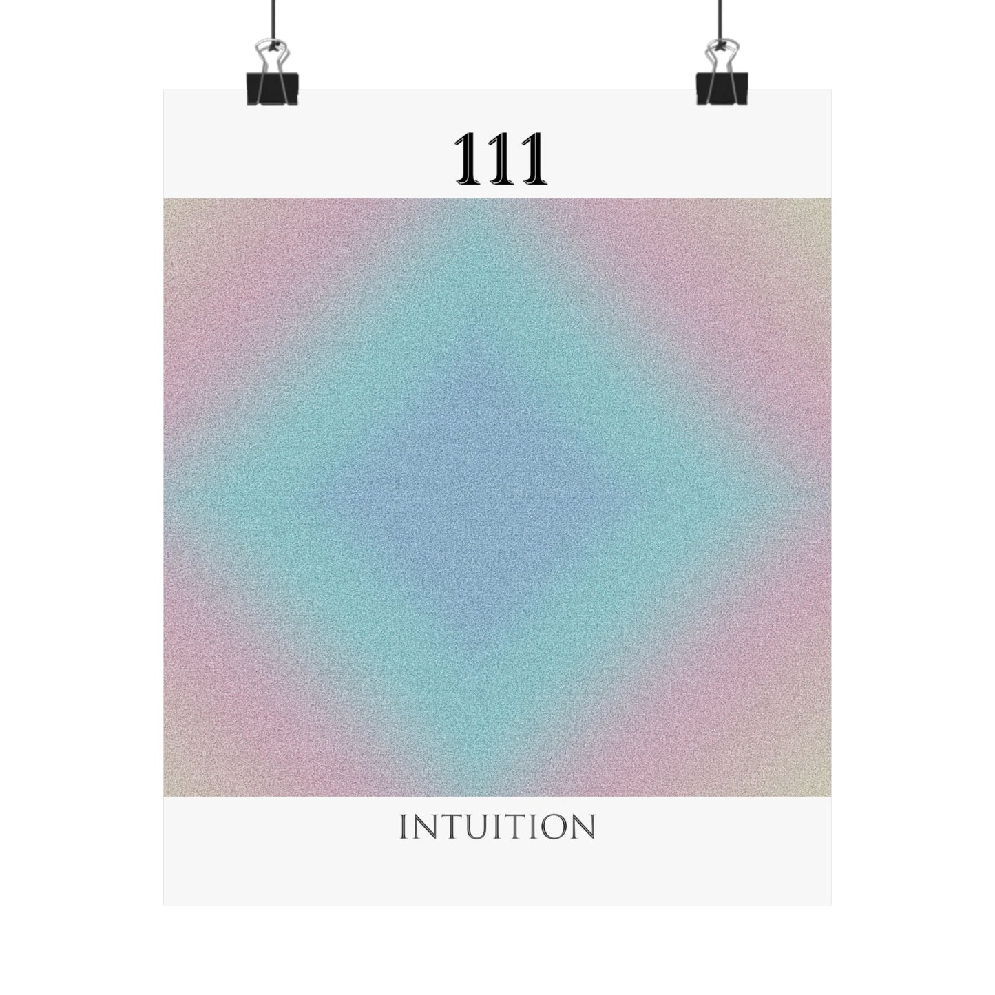111- Angel Number Poster Print
