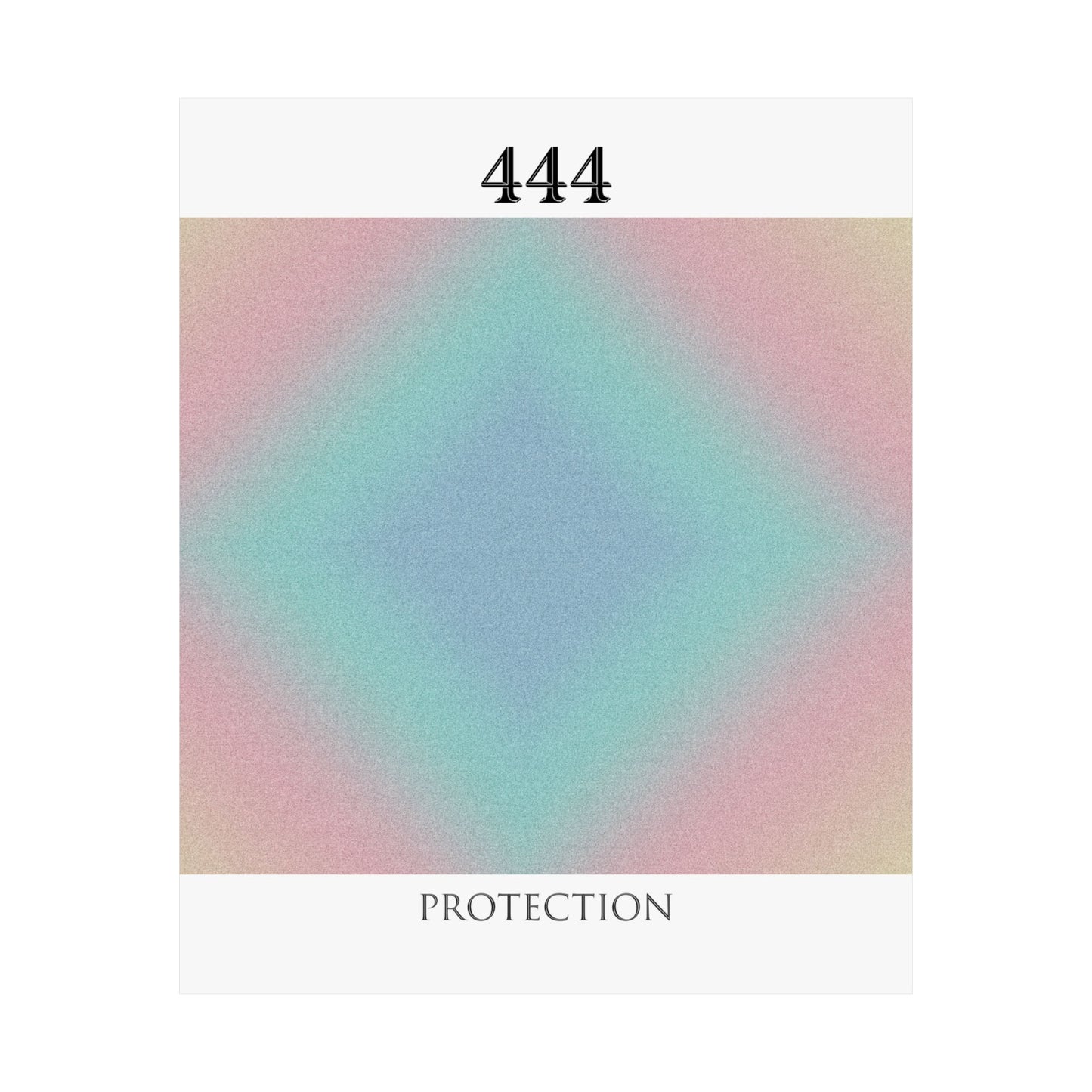 444- Angel Number Poster Print